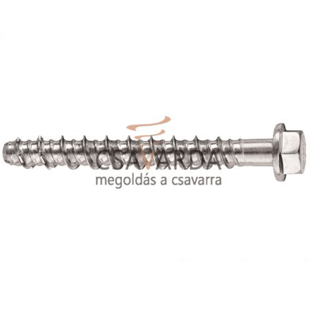 Hatlapfejű betoncsavar Horganyzott furat:10mm CE-ETA 12,5x140 (10x140)