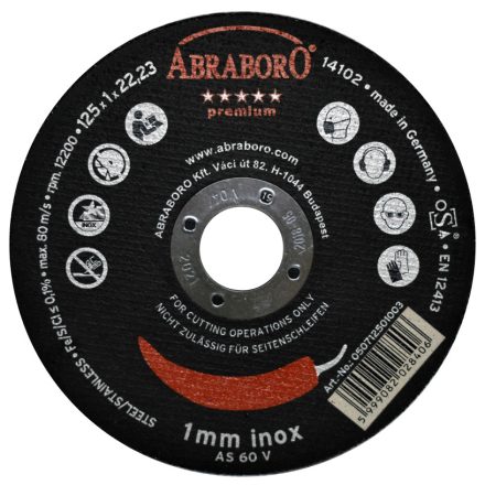 Abraboro Chili Inox Premium 115x1.0