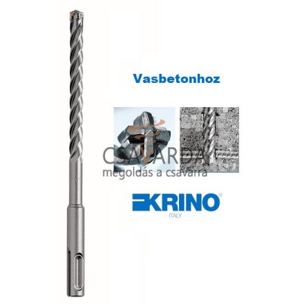 KPN 12310 SDS Plus befogású, négyélű profi betonfúró VASBETONHOZ K8 KRINO 12X310/250 mm