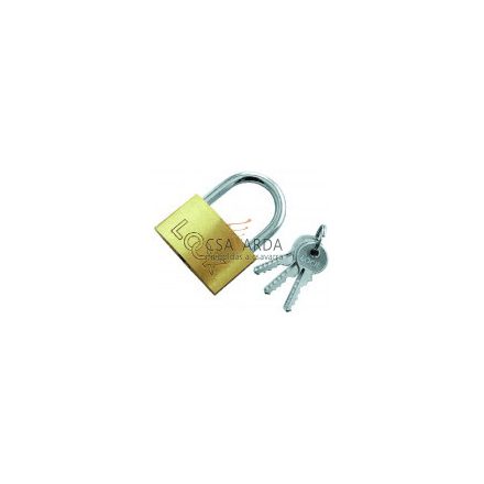 Lock réz lakat vékony 40 mm